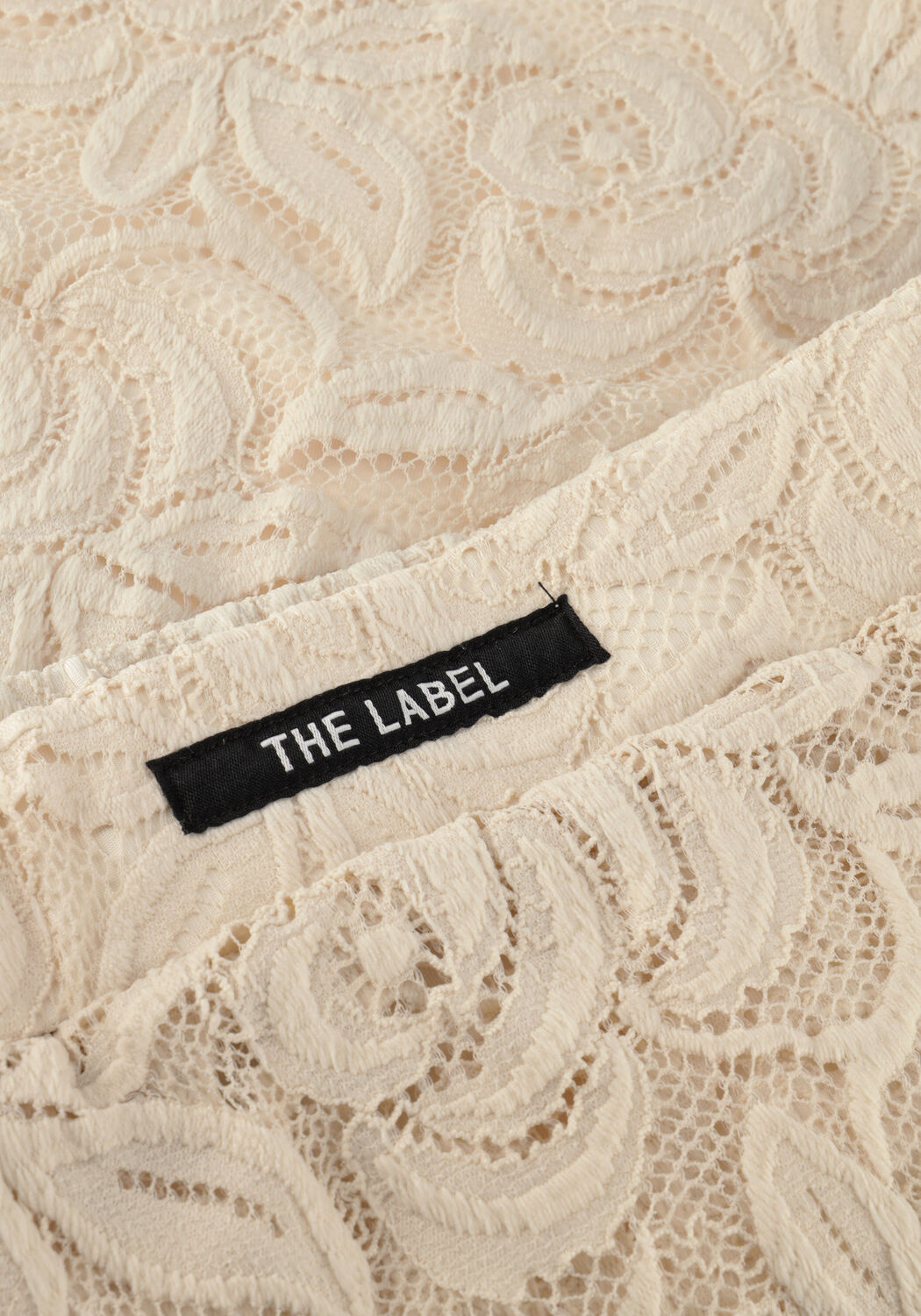 Creme ALIX THE LABEL Minirok LADIES WOVEN LACE SKIRT - large