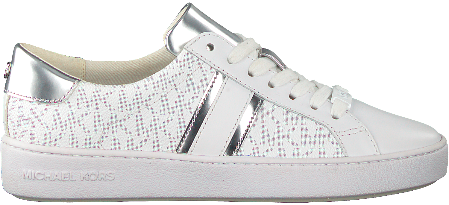 witte michael kors sneakers irving lace up