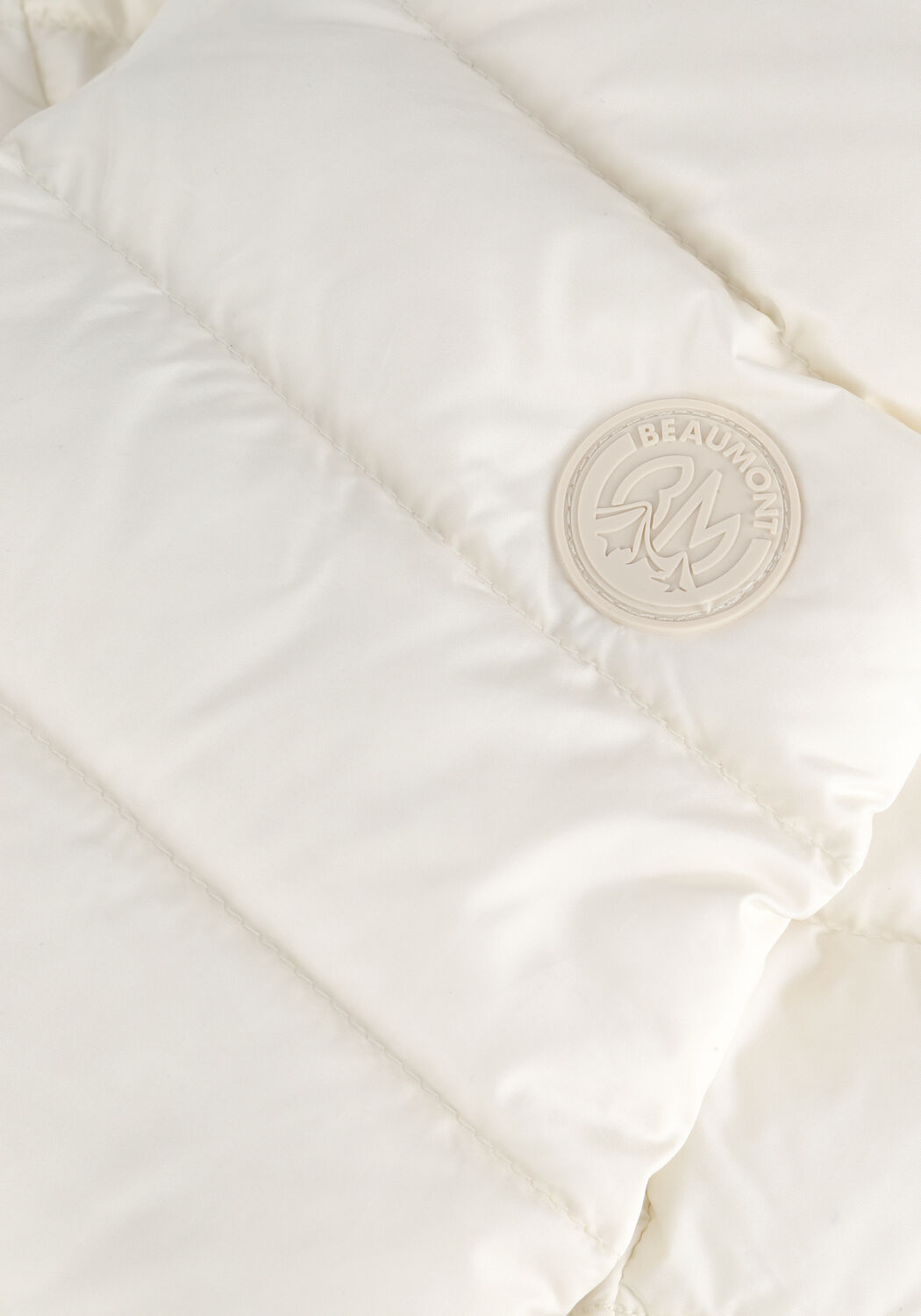 BEAUMONT Veste matelass&eacute; LONG HOODED JACKET Blanc - large