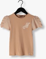 NONO T-shirt KATHLEEN TSHIRT WITH FANCY CONTRAST SLEEVES Sable - medium