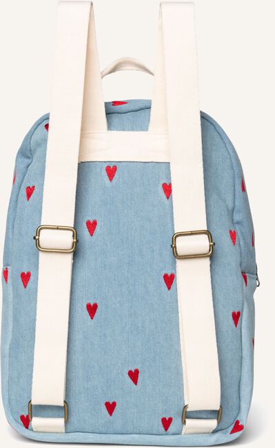 Blauwe STUDIO NOOS Rugtas DENIM HEARTS MIDI BACKPACK Blauwe STUDIO NOOS Rugtas DENIM HEARTS MIDI BACKPACK - large