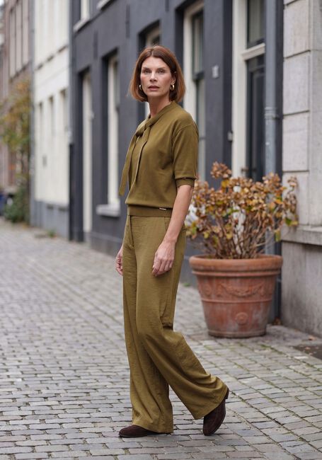 Olijf BEAUMONT Wijde broek JADA PANTS - large