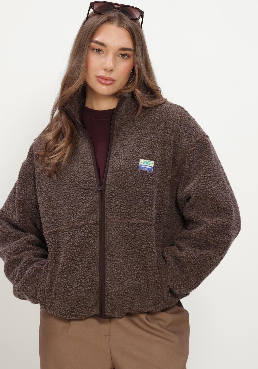 AMERICAN VINTAGE Gilet HOKTOWN en marron - large