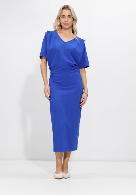 STUDIO ANNELOES Robe midi Ivey dress en bleu - large