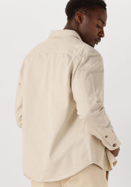 Beige SELECTED HOMME Overshirt SLHTRAVIS TWILL OVERSHIRT LS NOOS - large