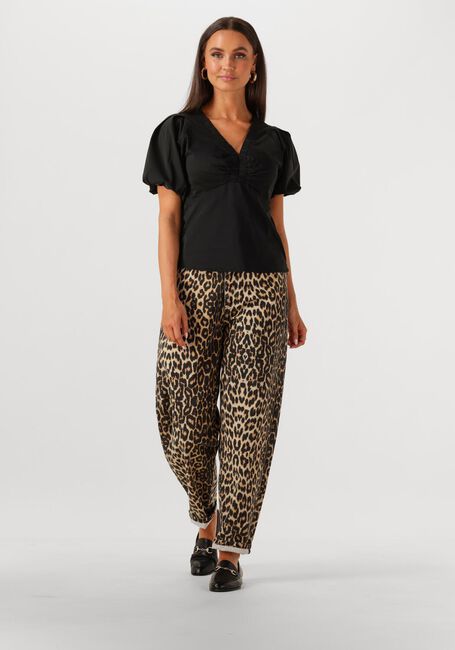 CO'COUTURE Wide jeans LEOCC PLEAT PANT en noir - large