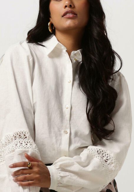 Gebroken wit NUKUS  LETTIE BLOUSE EMBROIDERY - large