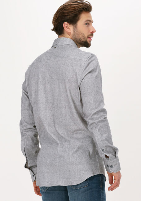 PME LEGEND Chemise décontracté LONG SLEEVE SHIRT PRINT ON HEA Gris clair - large