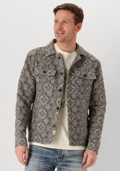 ANERKJENDT AKOSCAR JAQUARD OVER SHIRT Chemises en bleu - large