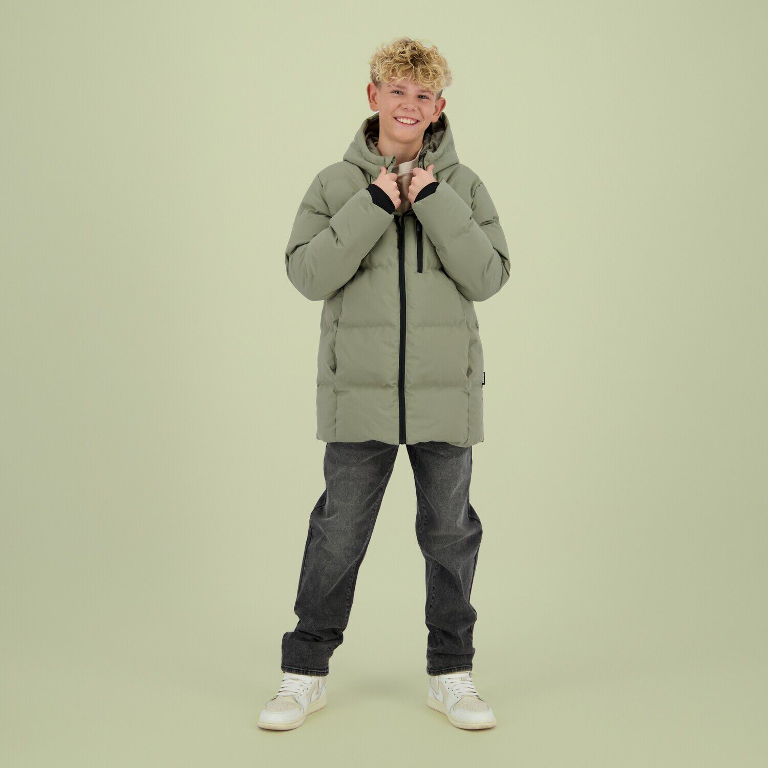 RAIZZED Veste matelass&eacute; TUTAN Kaki - large