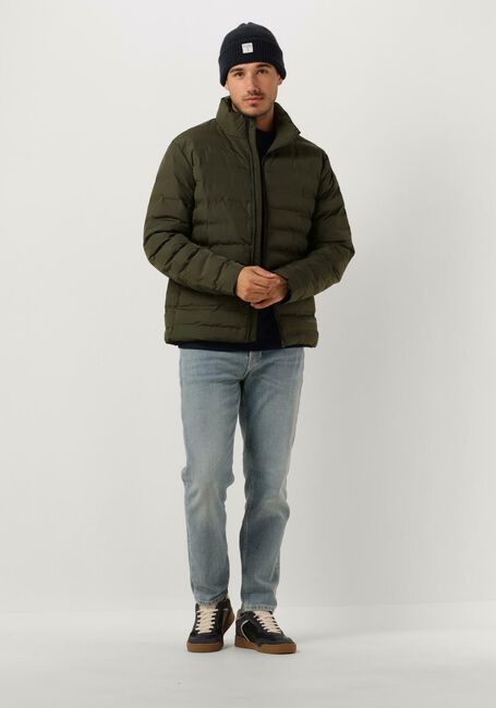 Donkergroene SELECTED HOMME Gewatteerde jas SLHBARRY QUILTED JACKET B NOOS - large