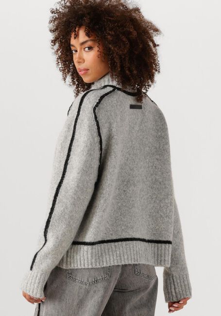HAUTE L'AMITIÉ Pull TOBY HEM LINE KNIT Gris clair - large