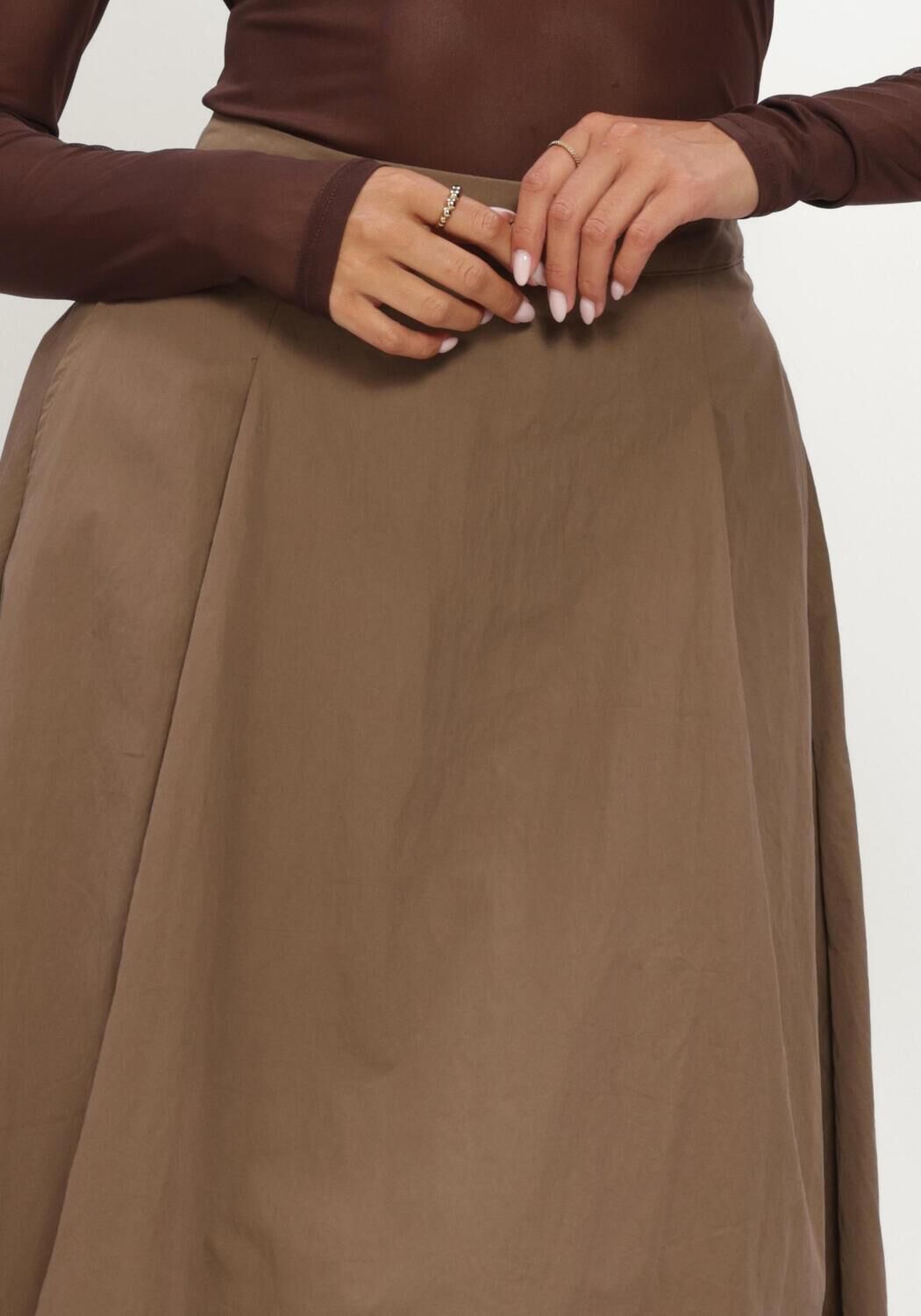 Bruine MINUS Midirok MSROSEA MIDI SKIRT - large