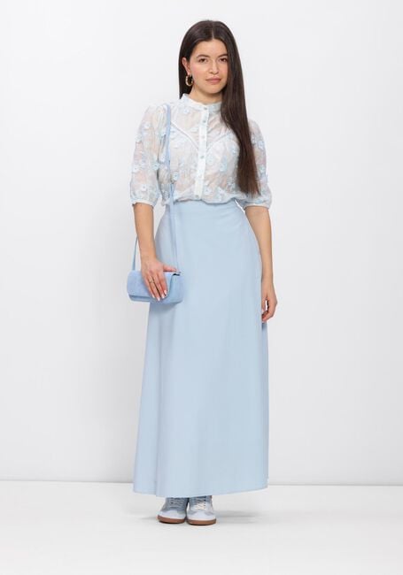 Lichtblauwe AIMEE THE LABEL  CANNA BLOUSE - large