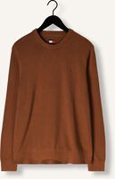 TOMMY JEANS Pull TJM SLIM ESS SWEATER EXTS en marron TOMMY JEANS Pull TJM SLIM ESS SWEATER EXTS en marron - medium