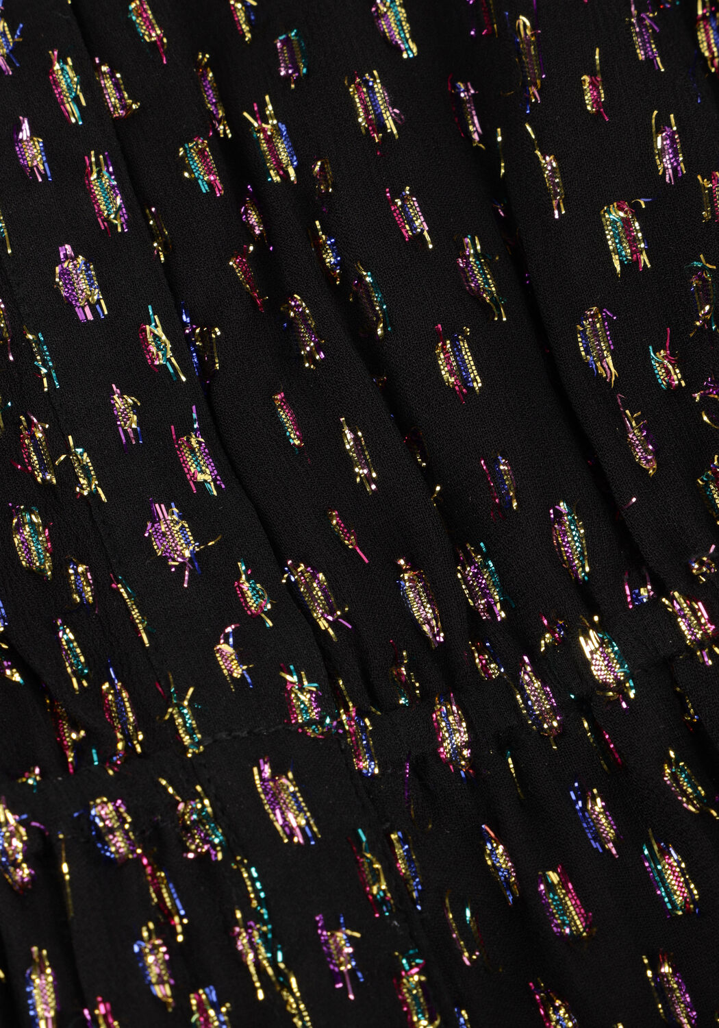 Zwarte AI&KO Mini jurk SALMA MULTI PES 502 G - large