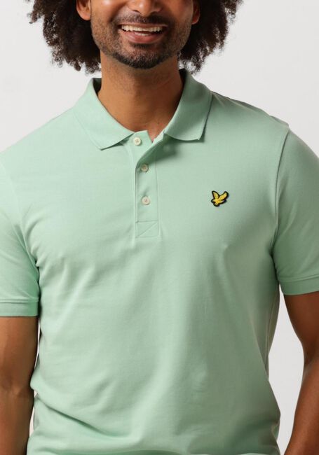 Groene LYLE & SCOTT Polo PLAIN POLO SHIRT - large