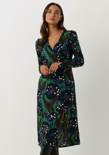 IDANO Robe midi JOLANDE en vert - large