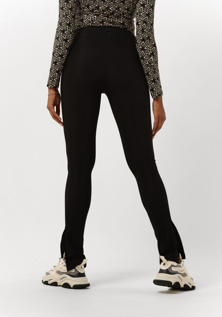 COLOURFUL REBEL Pantalon évasé ZIVA HIGH RISE SLIT TREGGING en noir - large