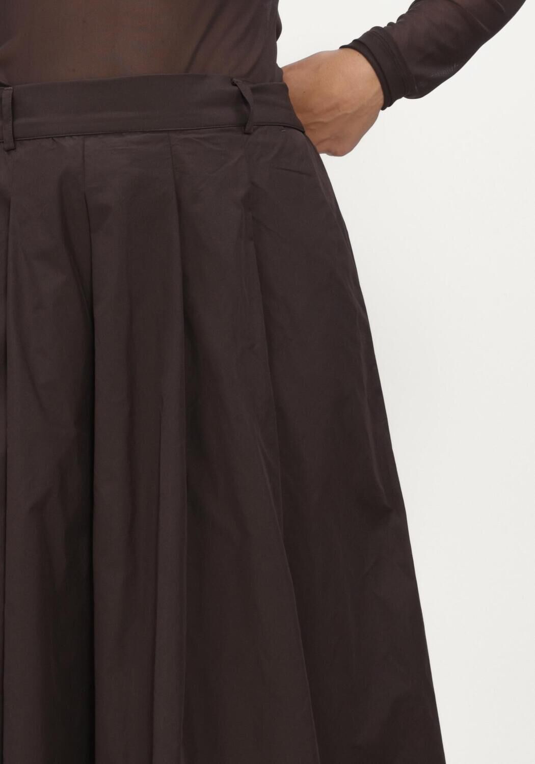 Bruine SUMMUM Maxirok SKIRT TAFT LIGHT - large