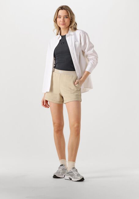 Zwarte CALVIN KLEIN Top WASHED WOVEN LABEL RIB TANK TOP - large