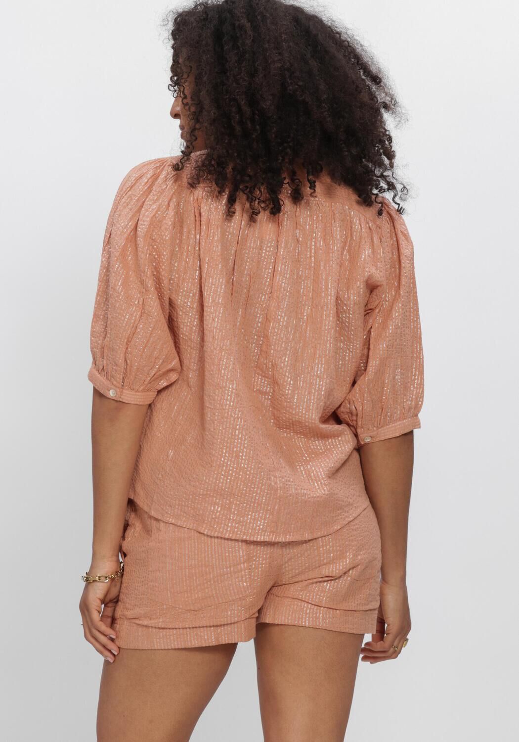 CIRCLE OF TRUST BRITT BLOUSE Blouses en orange - large