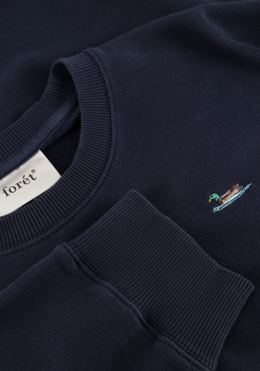 FOR&Eacute;T Chandail DUCK SWEATSHIRT Bleu fonc&eacute; - large