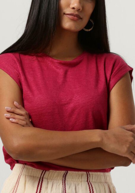 BY-BAR Haut THELMA LINEN TOP Fuchsia - large