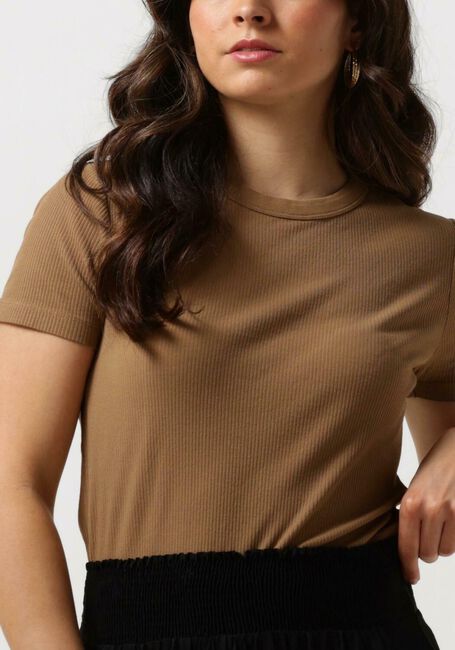 PENN & INK Haut T-SHIRT en marron - large