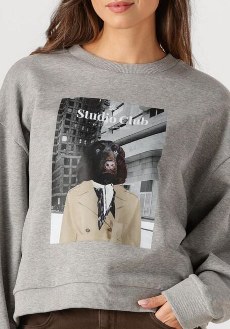 STUDIO ANNELOES Chandail CHARLIE SWEATER en gris - large