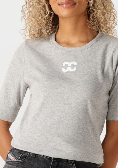CO'COUTURE T-shirt GRANNYCC LOGO TEE en gris - large