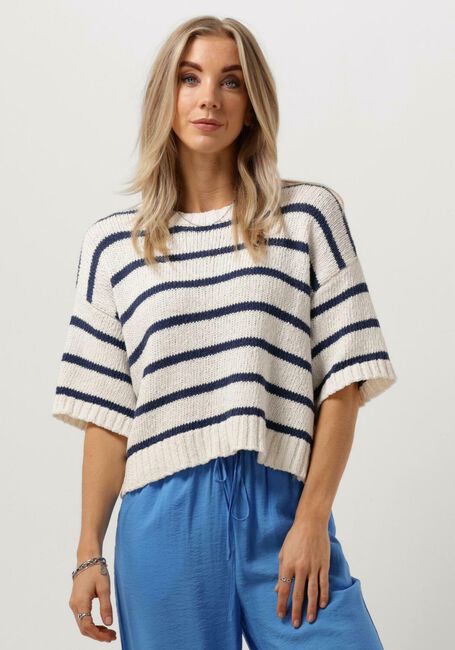 MSCH COPENHAGEN Pull MSCHHANNALIE 2/4 PULLOVER STP en blanc - large