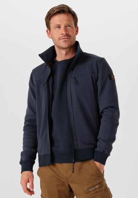Donkerblauwe PME LEGEND Sweater INTERLOCK SWEAT HYBRID - large