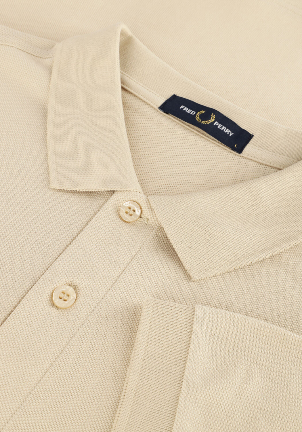 Zand FRED PERRY Polo THE PLAIN FRED PERRY SHIRT - large