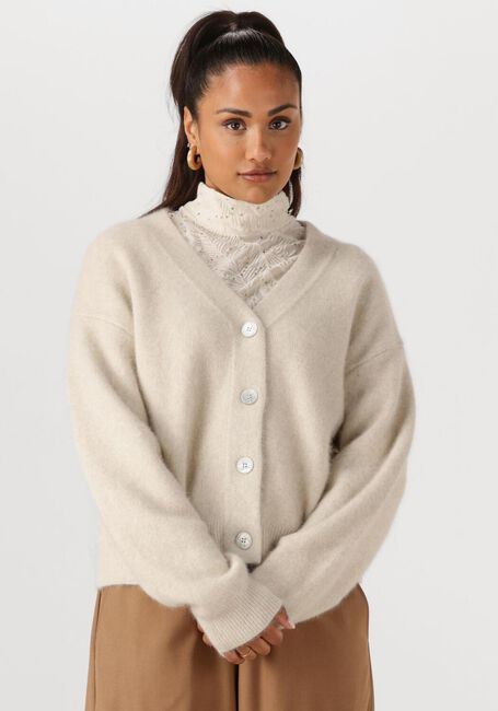 NUKUS Pull MAGDA CARDIGAN en beige - large