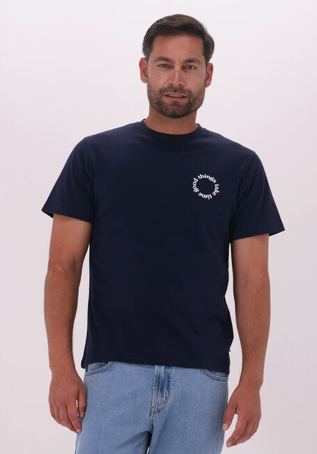 FORÉT T-shirt SPIN Bleu foncé - large