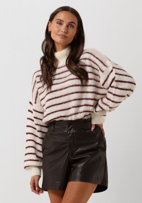 AMAYA AMSTERDAM Col roulé JANE KNITWEAR Bordeaux - large