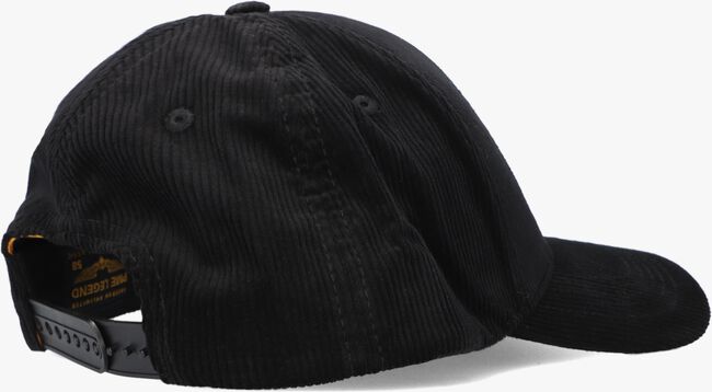 PME LEGEND CORDUROY CAP WITH RUBBER BADGE Casquette en noir - large