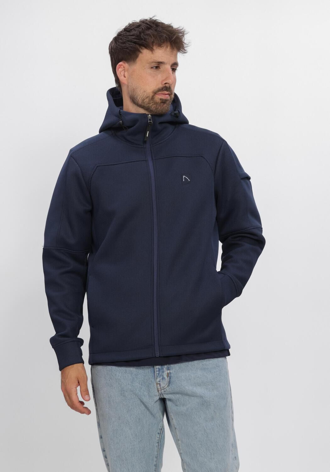 CHASIN Chandail ADAN ZIP Bleu fonc&eacute; - large