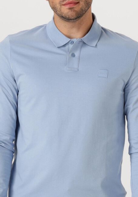 BOSS ORANGE Polo PASSERBY en bleu - large