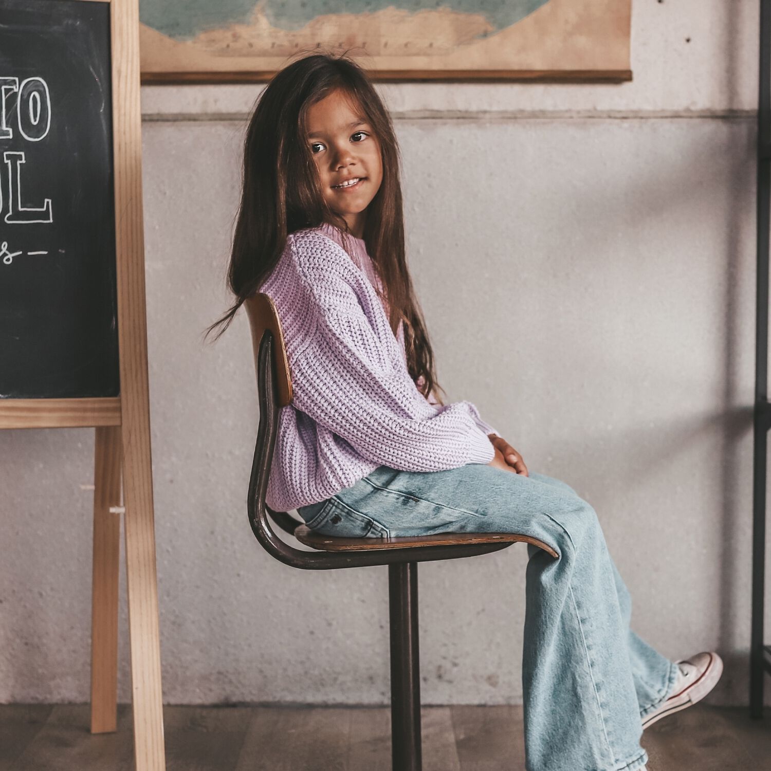 Lichtblauwe YOUR WISHES Wide jeans DENIM WIDE LEG PANTS - large