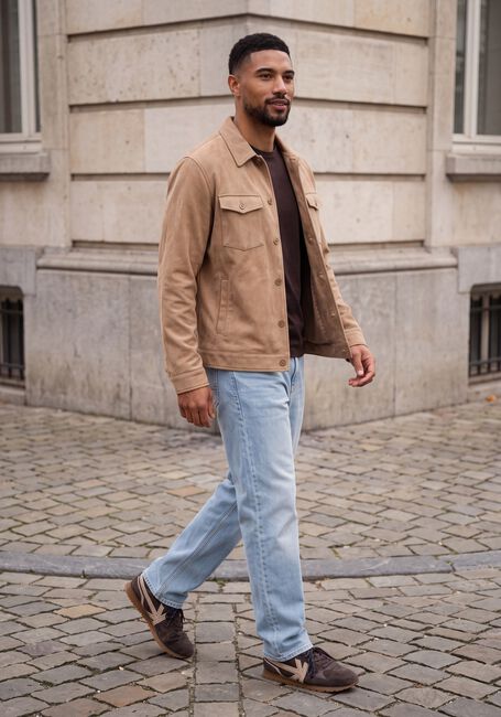 BLUE INDUSTRY Surchemise BLUE INDUSTRY SHIRTJACKET en camel - large
