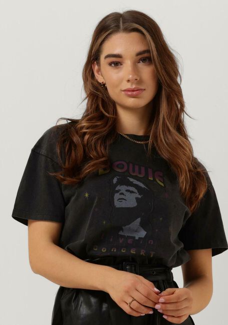 Zwarte MKT STUDIO T-shirt TASKO BOWIE - large