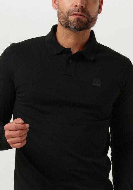 BOSS ORANGE Polo PASSERBY en noir - large