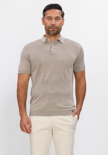 Beige GENTILUOMO Polo POLO 3 BUTTINS - large
