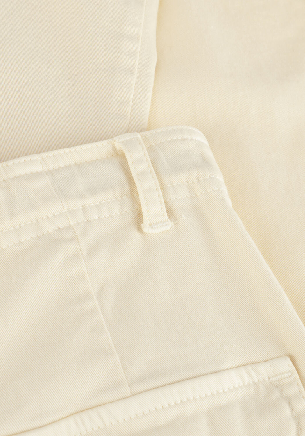 NOBELL Pantalon cargo SUSY GARMENT DYED STRETCH TWILL CARGO PANTS &Eacute;cru - large