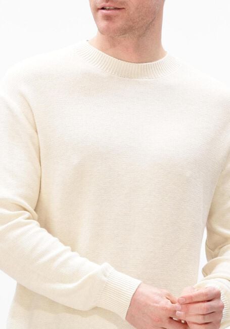 ANERKJENDT Pull AKEBBE COTTON/SILK KNIT en beige - large