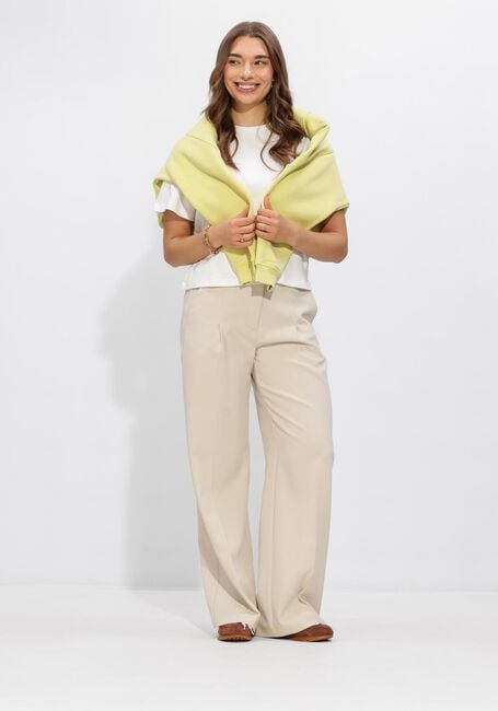 ANOTHER LABEL ALMOORE PLEATED PANTS Pantalons Sable - large