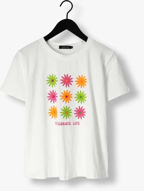 YDENCE T-shirt T-SHIRT CELEBRATE LIFE Blanc - large