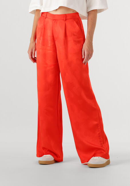 ALIX THE LABEL Pantalon LADIES WOVEN HEARTS PANTS en rouge - large